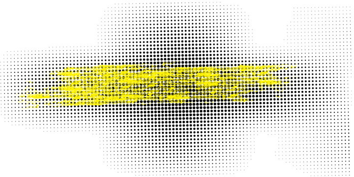 Distorted grunge layer error. Noise destroys texture. Vector trendy deformed glitch shape