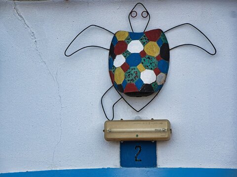 Wanddeko gesehen in Aldea