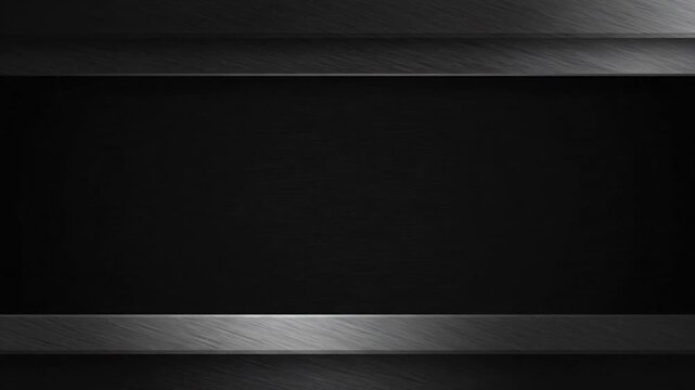 Dark brushed metal background with horizontal lines and subtle lighting, abstract industrial texture.