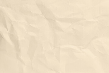 Crinkled beige paper texture background © Rawpixel.com