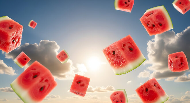 slices of watermelon