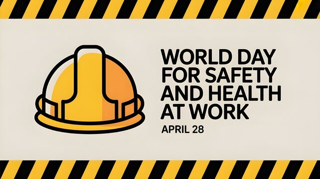 World day for safety and health at work observed each year on April 28th to promote the prevention of occupational accidents and diseases globally.