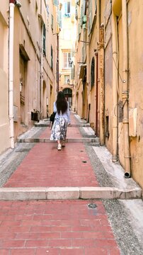 street at Menton in France