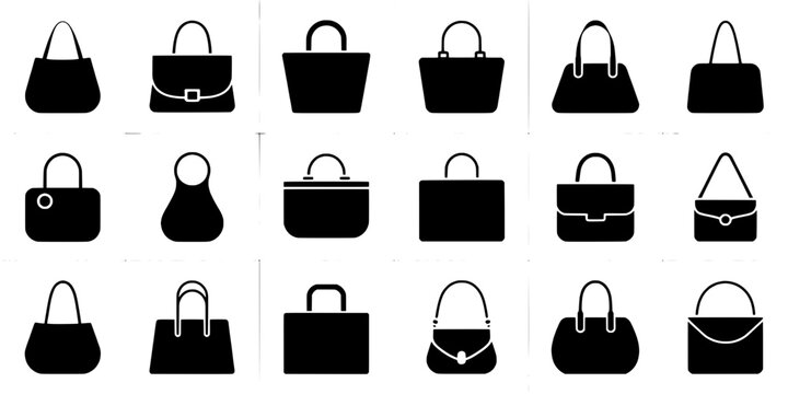 Bags handbag set with various styles and designs for fashion accessories featuring handbags, purses, totes with clutches and backpacks elements for