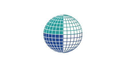 Obraz premium Geometric Globe Depicting Conceptual Global Connectivity and International Relationships