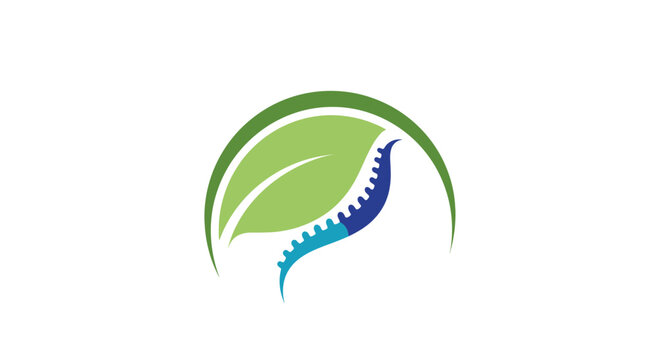 Healthy Spine and Chiropractic Care Logo Depicting Wellness and Natural Healing