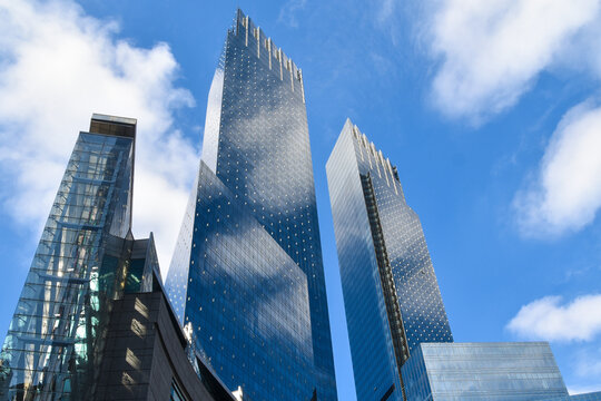 Modern skyscrapers in New York City, February 2026