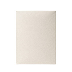 Fototapeta premium Blank rectangular craft paper box top view mockup