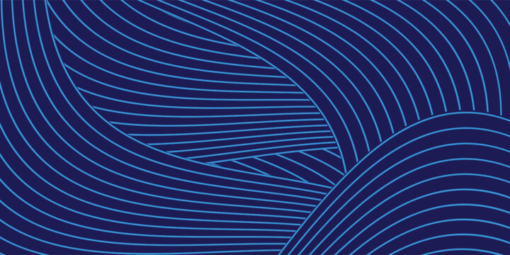 Premium background design with diagonal dark blue line pattern. Vector template for digital luxury banner, invitation, voucher, certificate. Vector Illustration