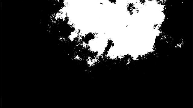 Abstract white cloud formation on a deep black background, evoking a sense of mystery and ethereal beauty 