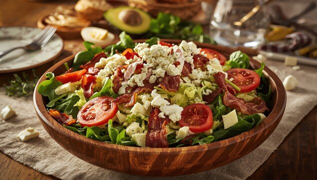 Bacon, lettuce, and tomato salad