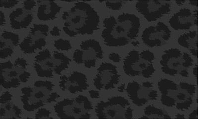 abstract dark colored leopard skin seamless pattern for textiles. dark cheetah stylish texture. seamless black leopard print pattern. dark animal skin background ideal for fashion, textile, wallpaper. © Fendi