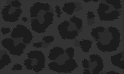 abstract dark colored leopard skin seamless pattern for textiles. dark cheetah stylish texture. seamless black leopard print pattern. dark animal skin background ideal for fashion, textile, wallpaper. © Fendi