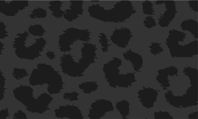 abstract dark colored leopard skin seamless pattern for textiles. dark cheetah stylish texture. seamless black leopard print pattern. dark animal skin background ideal for fashion, textile, wallpaper. © Fendi