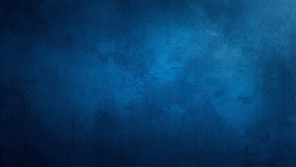 Fototapeta premium Dark blue textured background, gradient and mottled surface.