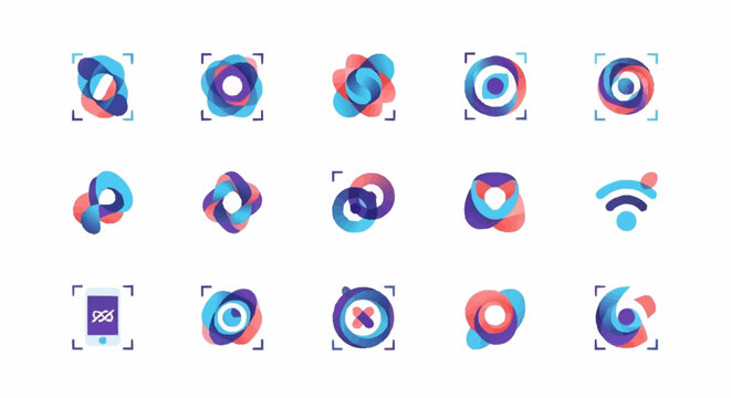 Collection of modern WiFi logo designs.