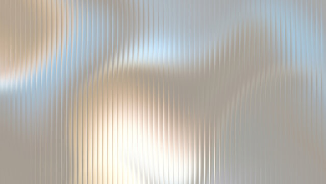 Frosted Glass Texture with Soft Light Reflections and Vertical Ribbing