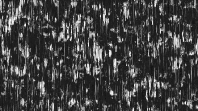 Futuristic white digital speed line animation, no signal old tv static tv noise, seamless repeating background loop of abstract futuristic shape and geometric design. 4k video