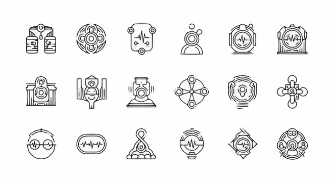 Various Religious Symbols and Icons.