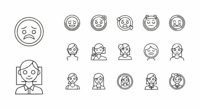 Various Emotions on Human Faces.
