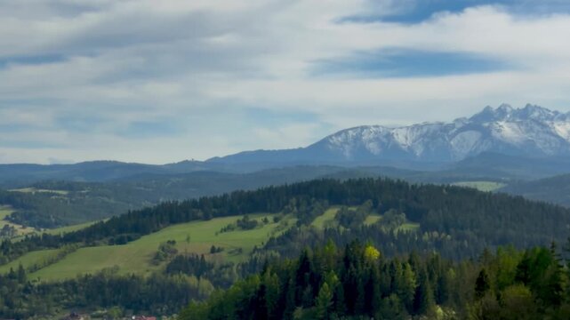 panorama of the mountains