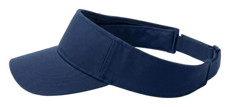 Sporting event accessories stylish navy visor outdoor sports fashionable gear isolated on transparent background