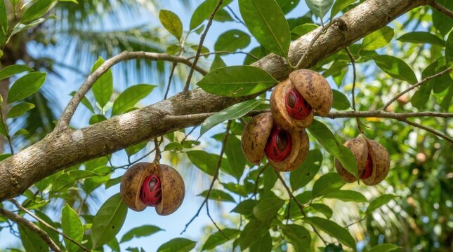 Nutmeg Plant Images  Browse 15,159 Stock Photos, Vectors, and Video |  Adobe Stock