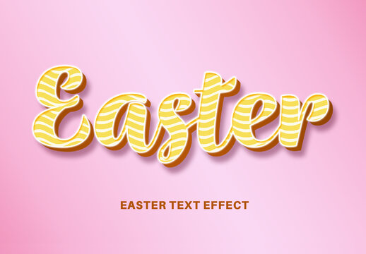 Easter Text Effect
