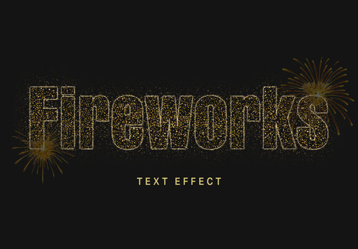 Fireworks Text Effect