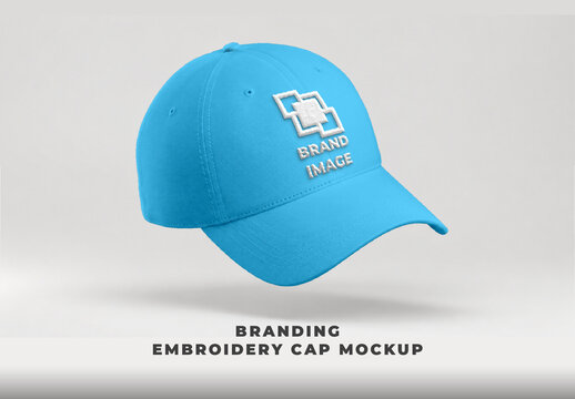 Branding Embroidery Cap Mockup