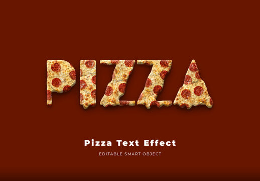 Pizza Text Effect