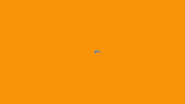 Animation of tearing a colorful surface. Video transition with destruction in 4K.