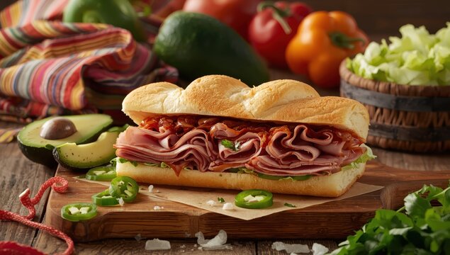 In Mexico, the Torta de Jamon is a popular ham sandwich, made with bolillo or telera bread, and recipes differ by cook.
