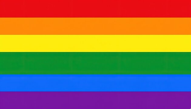 Rainbow flag symbolizing love equality pride.