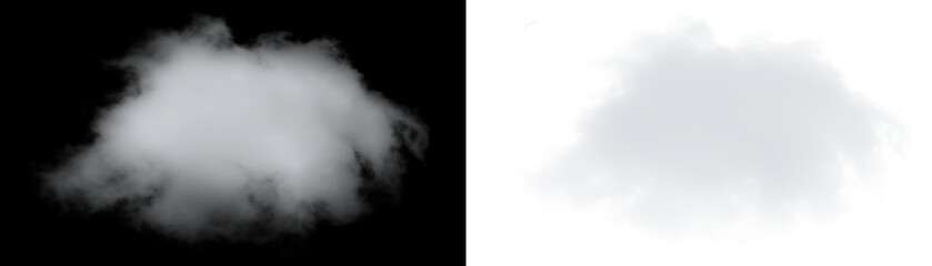 Fototapeta premium Cloud snowy white soft cluster with an airy and gentle floating texture perfect for creating bright environmental overlays on a transparent background.