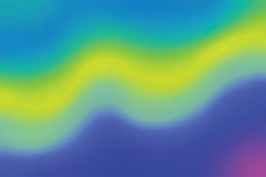 Abstract Fluid Gradient Background with Vibrant Neon Waves and Smooth Color Blend