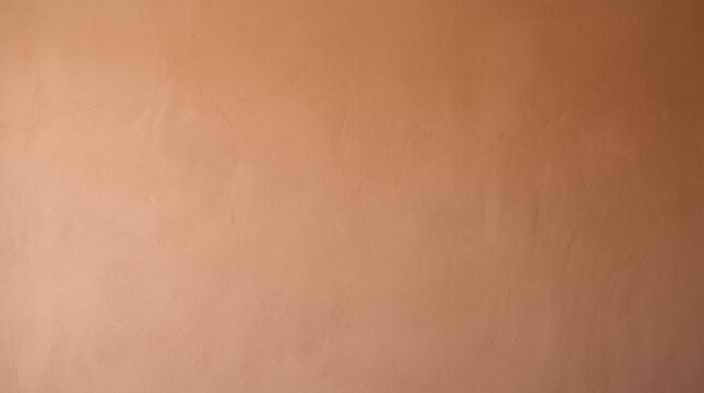 Smooth terracotta plaster wall texture background
