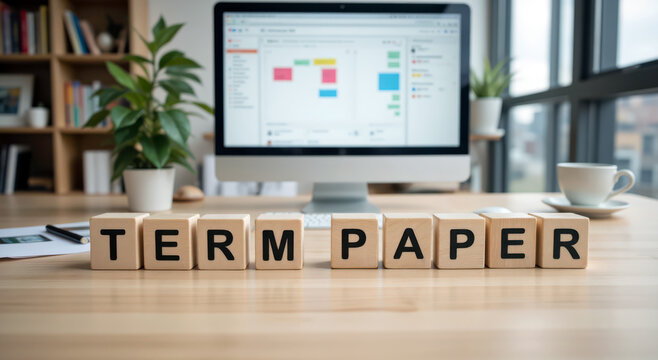 Term paper writing service optimization and academic research assignment deadline tracking model for higher education student portal interface