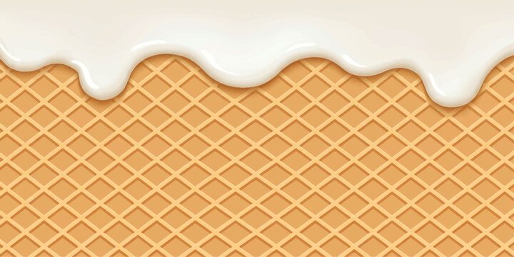 Seamless vintage chocolate chip cookie pattern vector illustration wallpaper design with gold geometric decorative food backdrop