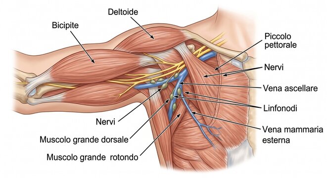 Illustrazione dell'ascella