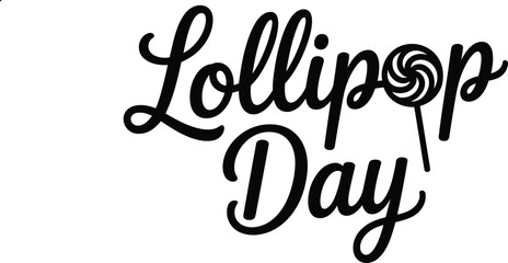 Fototapeta premium Lollipop Day celebration with sweet treats and candies