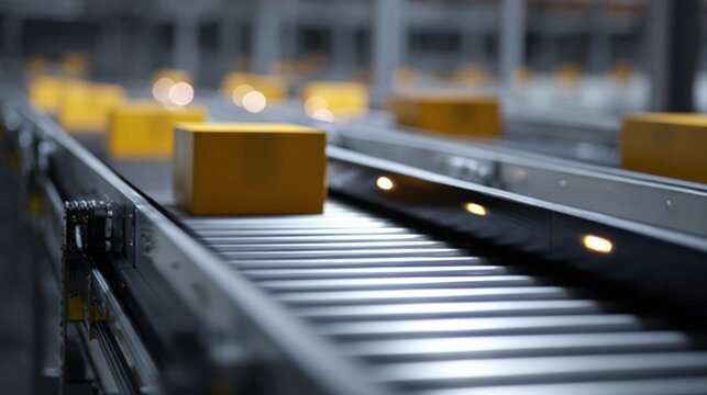 smart warehouse automation system operating without human workers autonomous sorting technology