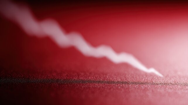 stock market crash concept with red downtrend chart financial crisis