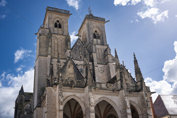 Obraz premium Semur-en-Auxois is a French town and commune, in the Burgundy region, Côte-d'Or department, in the Montbard district and Semur-en-Auxois canton.
