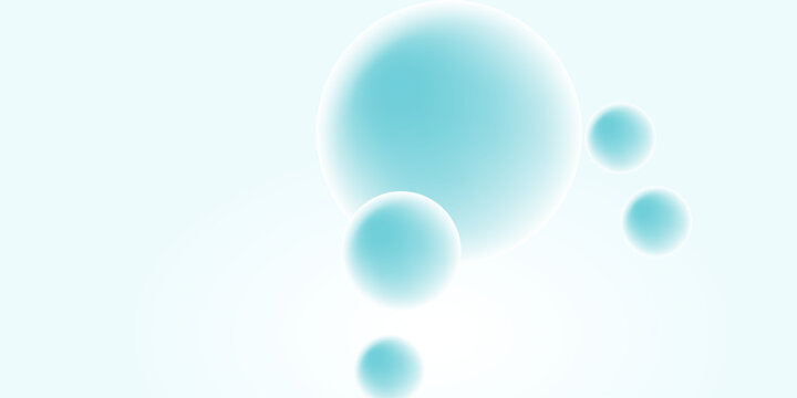 3D ball abstract Background. Soft Gradient with minimal bounce ball with shadow and light effect. Realistic 3d bubble background.
