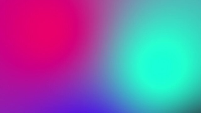 Abstract 4K loop of electric aurora liquid gradient with deep fuchsia and vivid cyan shifting light over dark background for futuristic fintech backdrop.