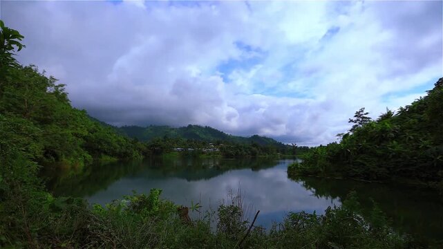 Boga Lake  is a lake located in Ruma Upazila in the hill district Bandarban, Bangladesh. It is a natural deep freshwater lake. Its height from sea level is nearly 1,246 feet .