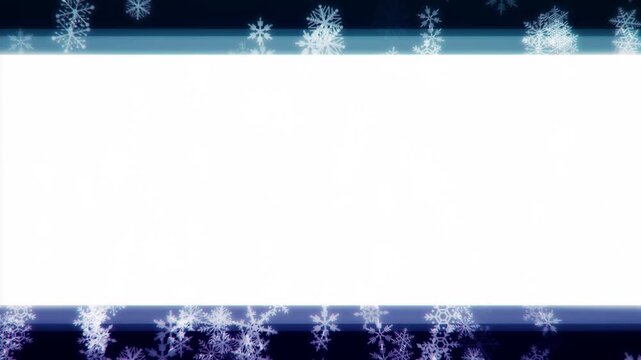 Looping Snowflake Background Asset