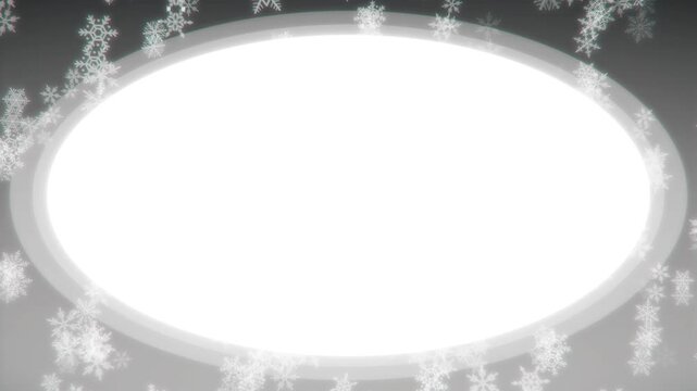 Looping Snowflake Background Asset