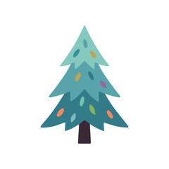 Fototapeta premium Decorated Christmas Tree with Ornaments.